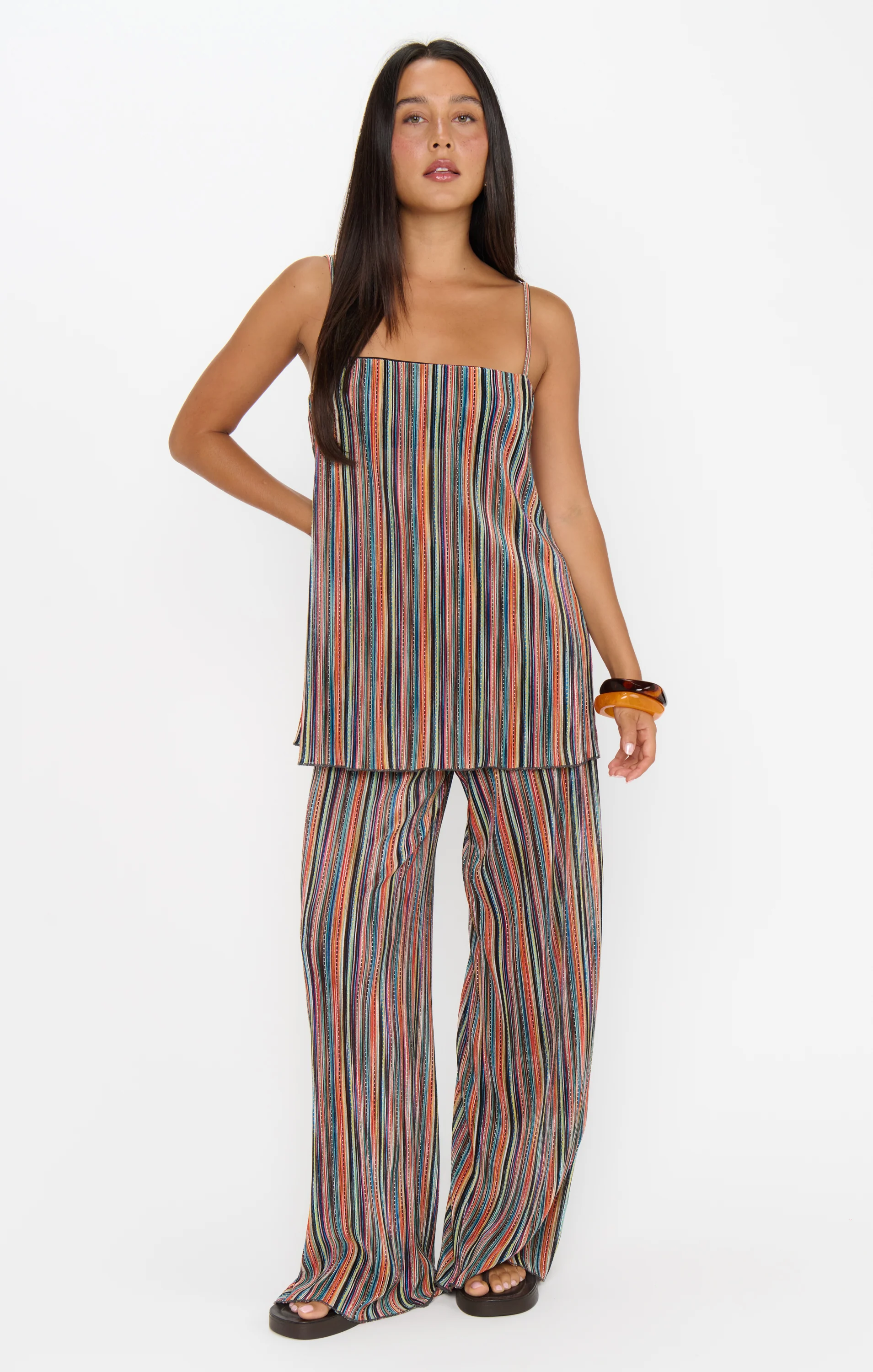 Abby Top ~ Sundown Stripe Knit - Image 2