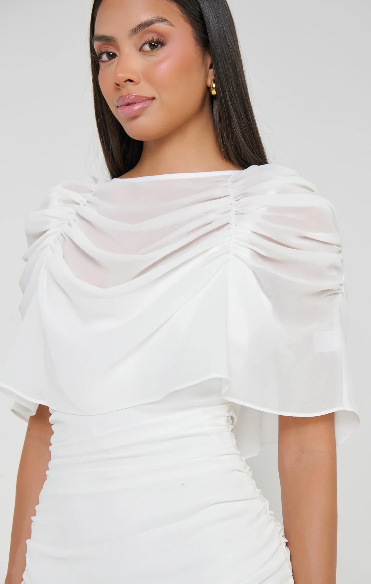 Chantelle Maxi Dress ~ Wedding Cake Chiffon - Image 6