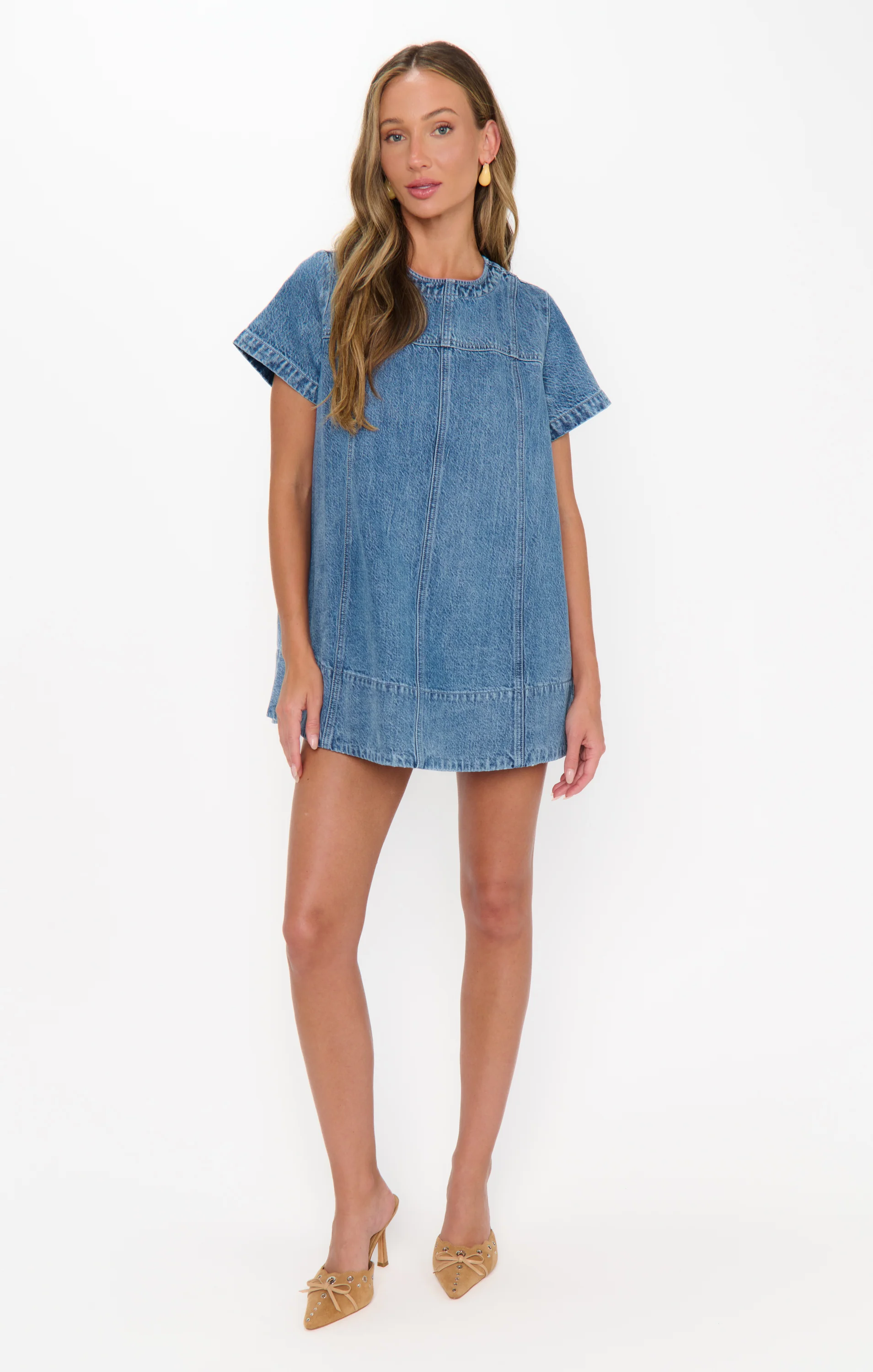 Claremont Dress ~ Stream Indigo - Image 3