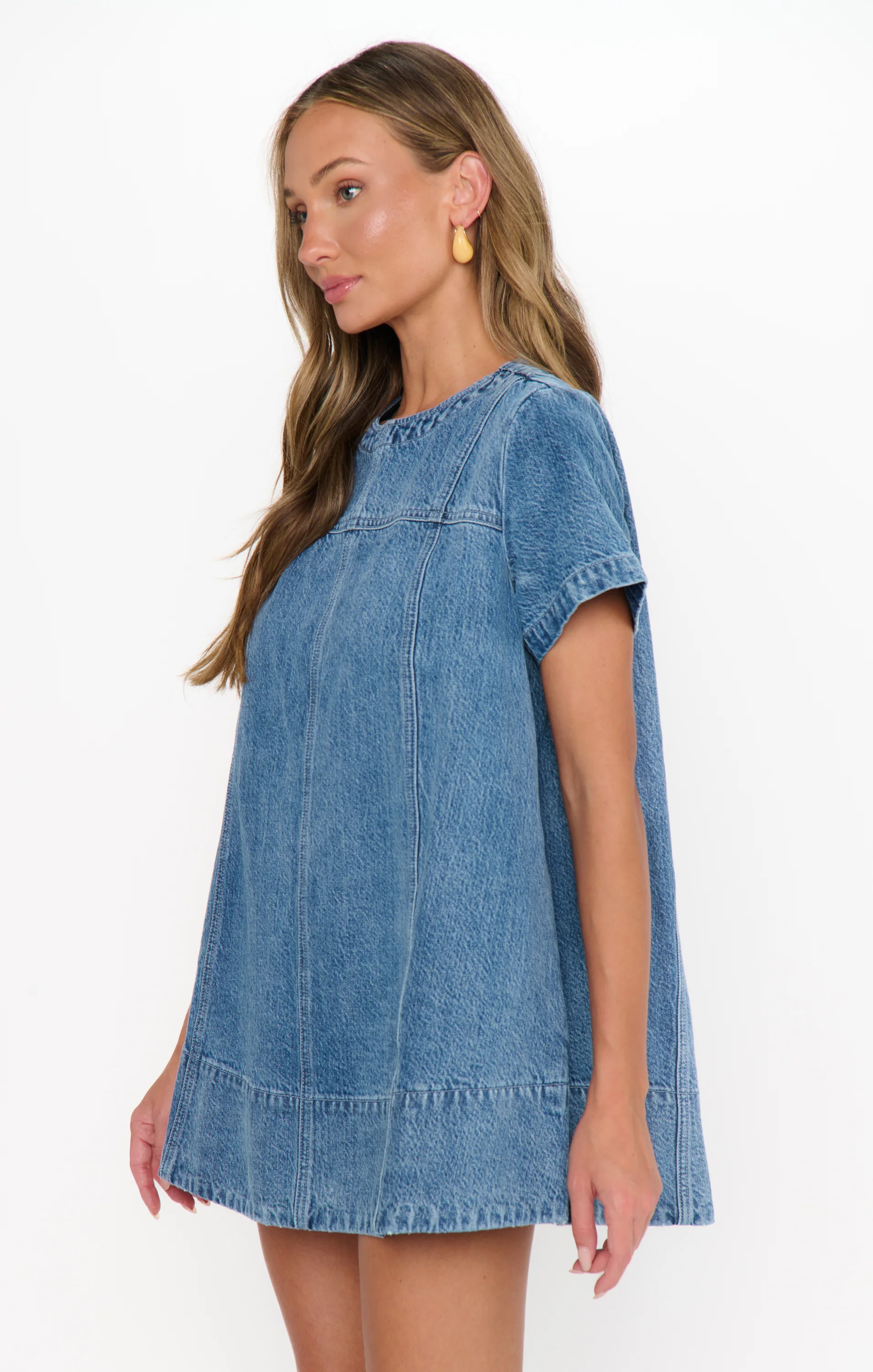 Claremont Dress ~ Stream Indigo - Image 4