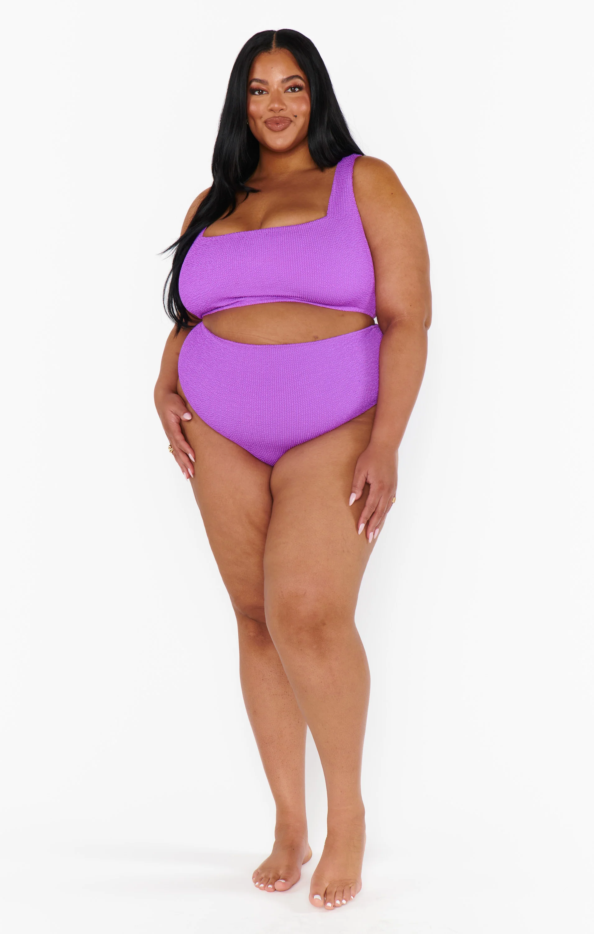 Hot Tub Top ~ Ultra Violet Scrunch - Image 8