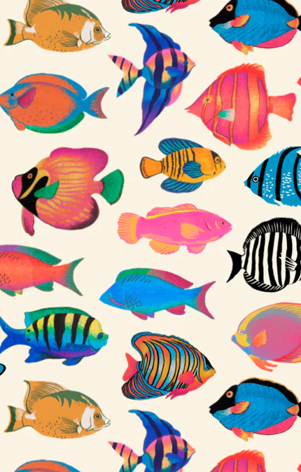 Lil Button Up Shirt ~ Rainbow Reef - Image 3