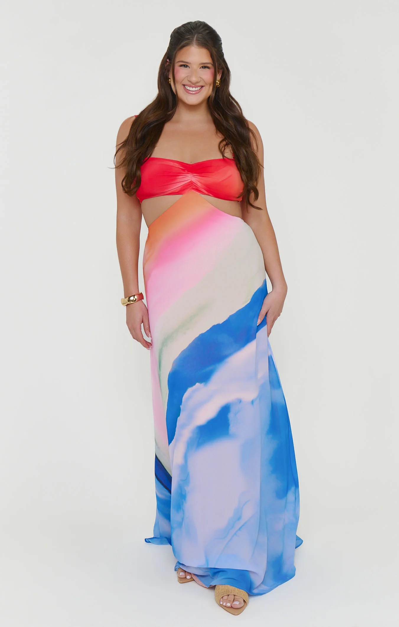 Niki Maxi Dress ~ Sunset - Image 3