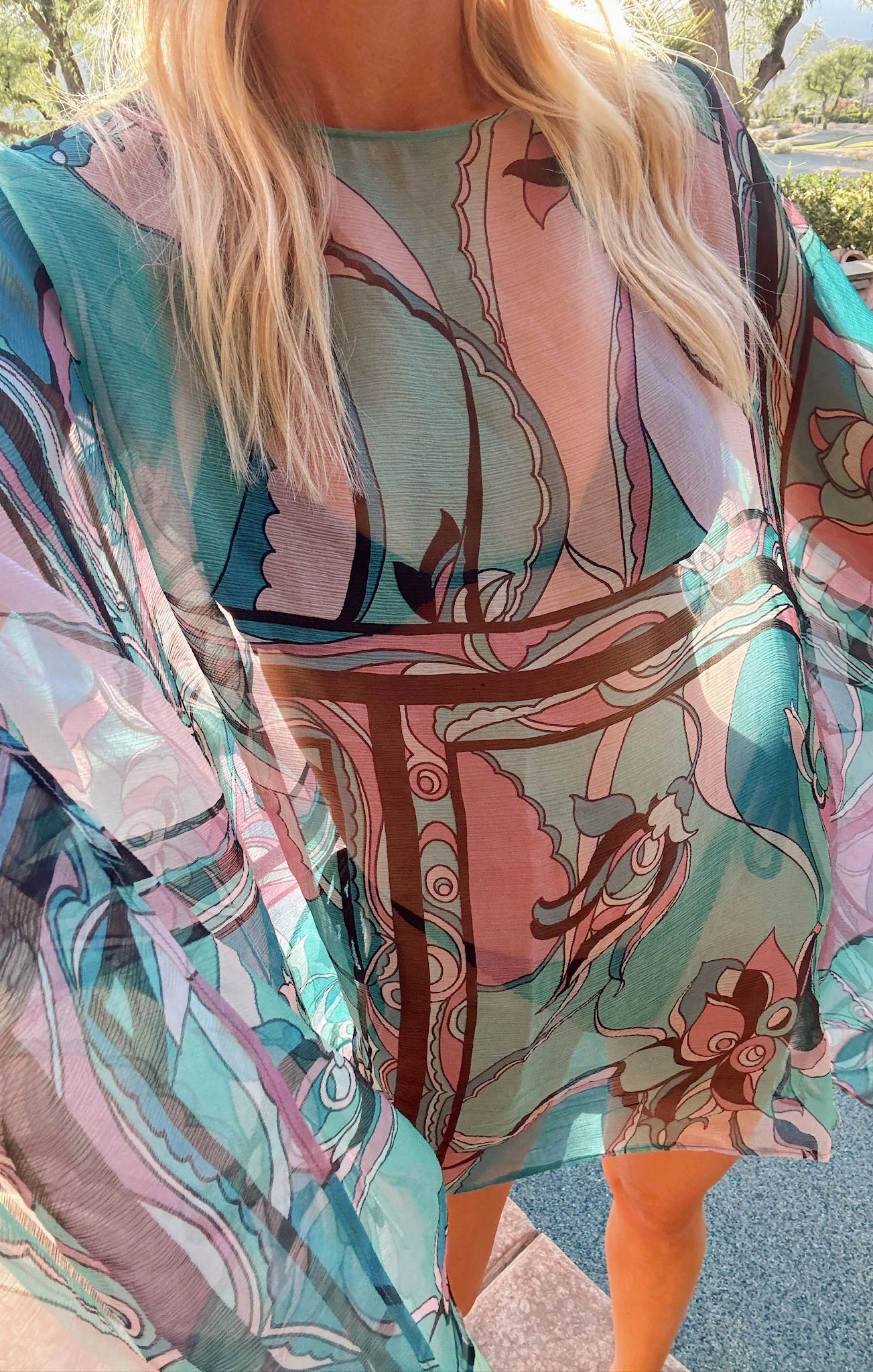 Olsen Mini Dress ~ Siren Spell Silk Chiffon - Image 6