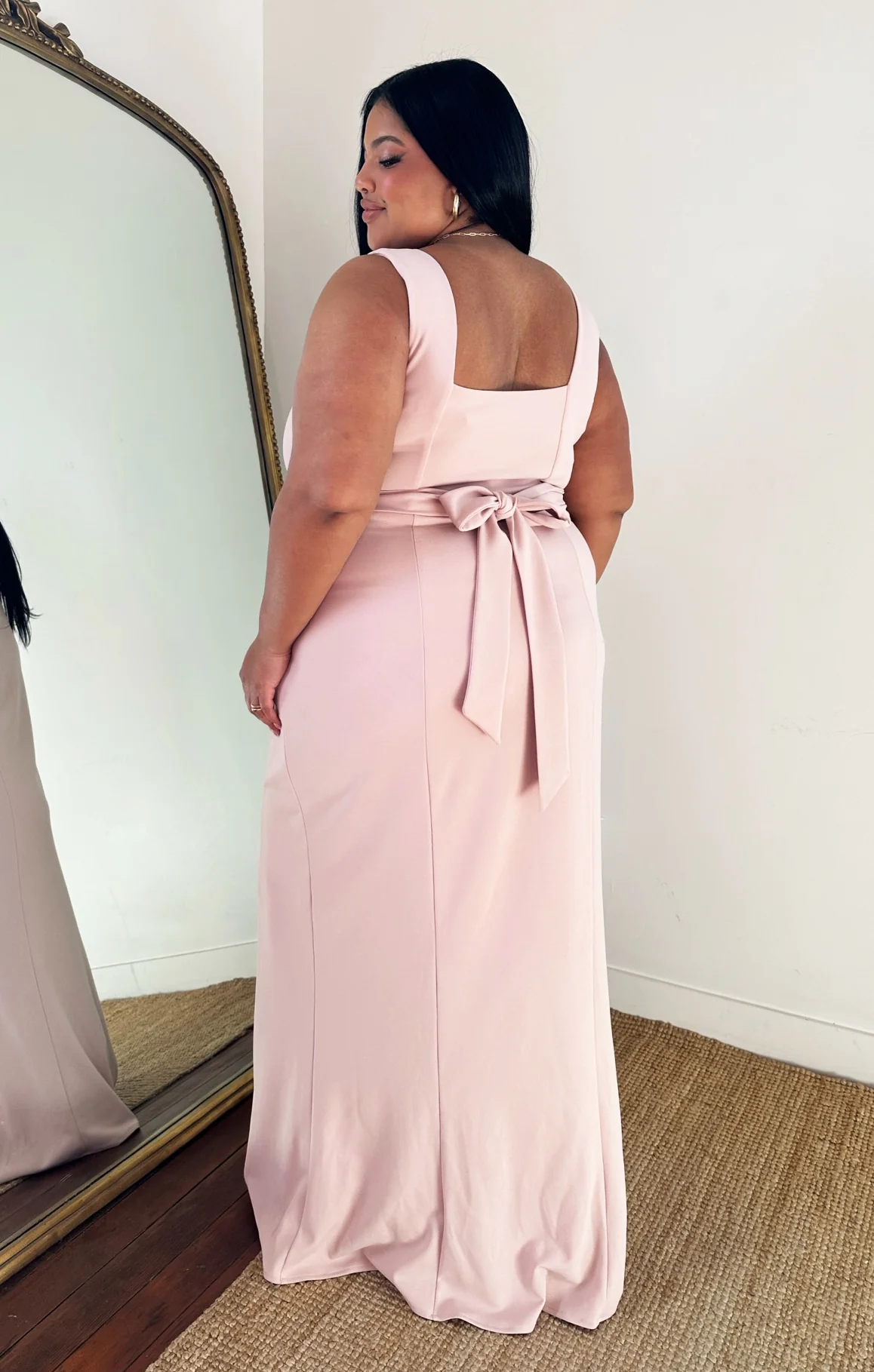 Paris Gown ~ Dusty Blush Stretch - Image 10