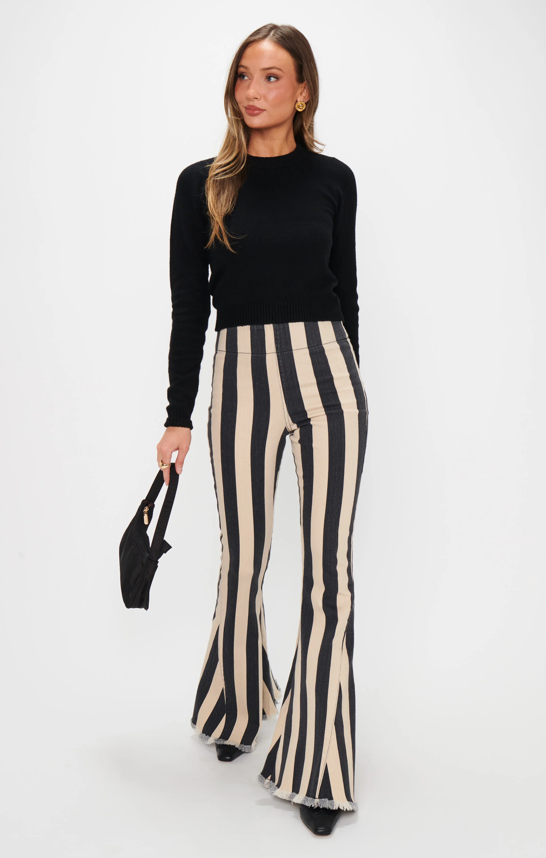 Tuck In Sweater ~ Black Knit - Image 2